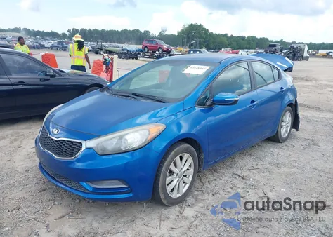 2014 Kia Forte Lx z USA, uszkodzony, nr VIN KNAFX4A65E5205434